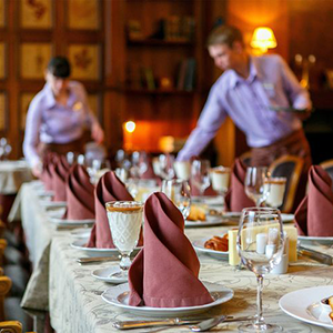 A professional rider on a horse