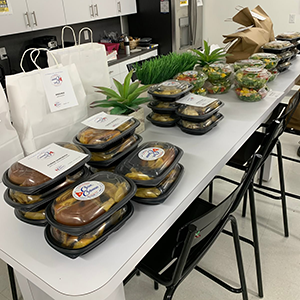 A professional rider on a horse