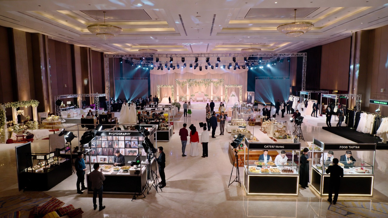 A professional rider on a horse